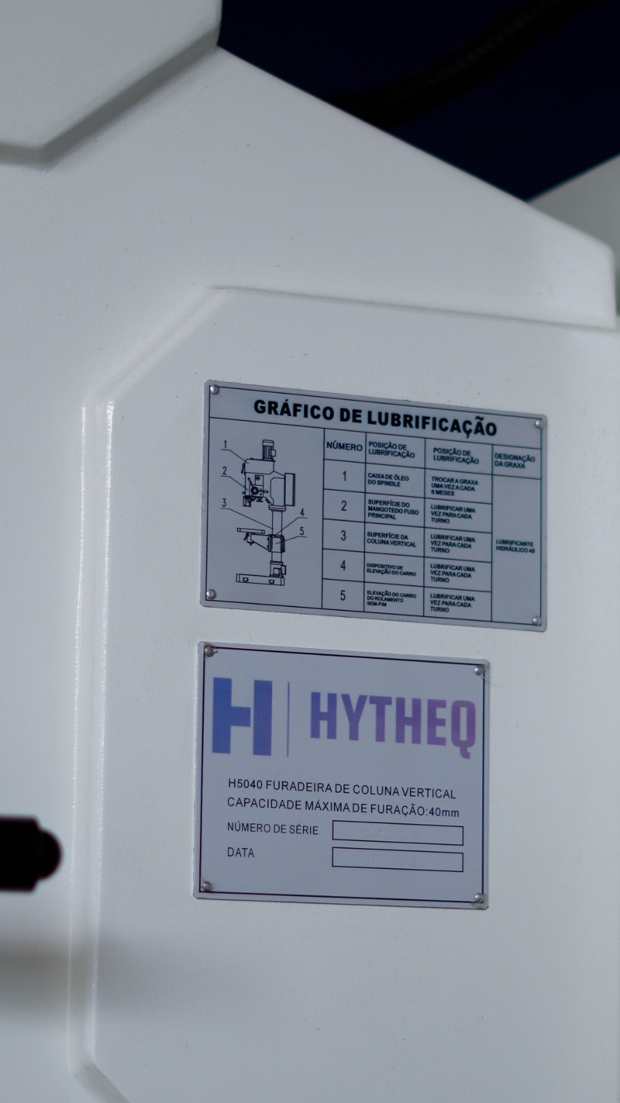 FURADEIRA DE COLUNA Z5040 - HYTHEQ - WCM Máquinas | Empresa de Máquinas em Jaboticabal/SP