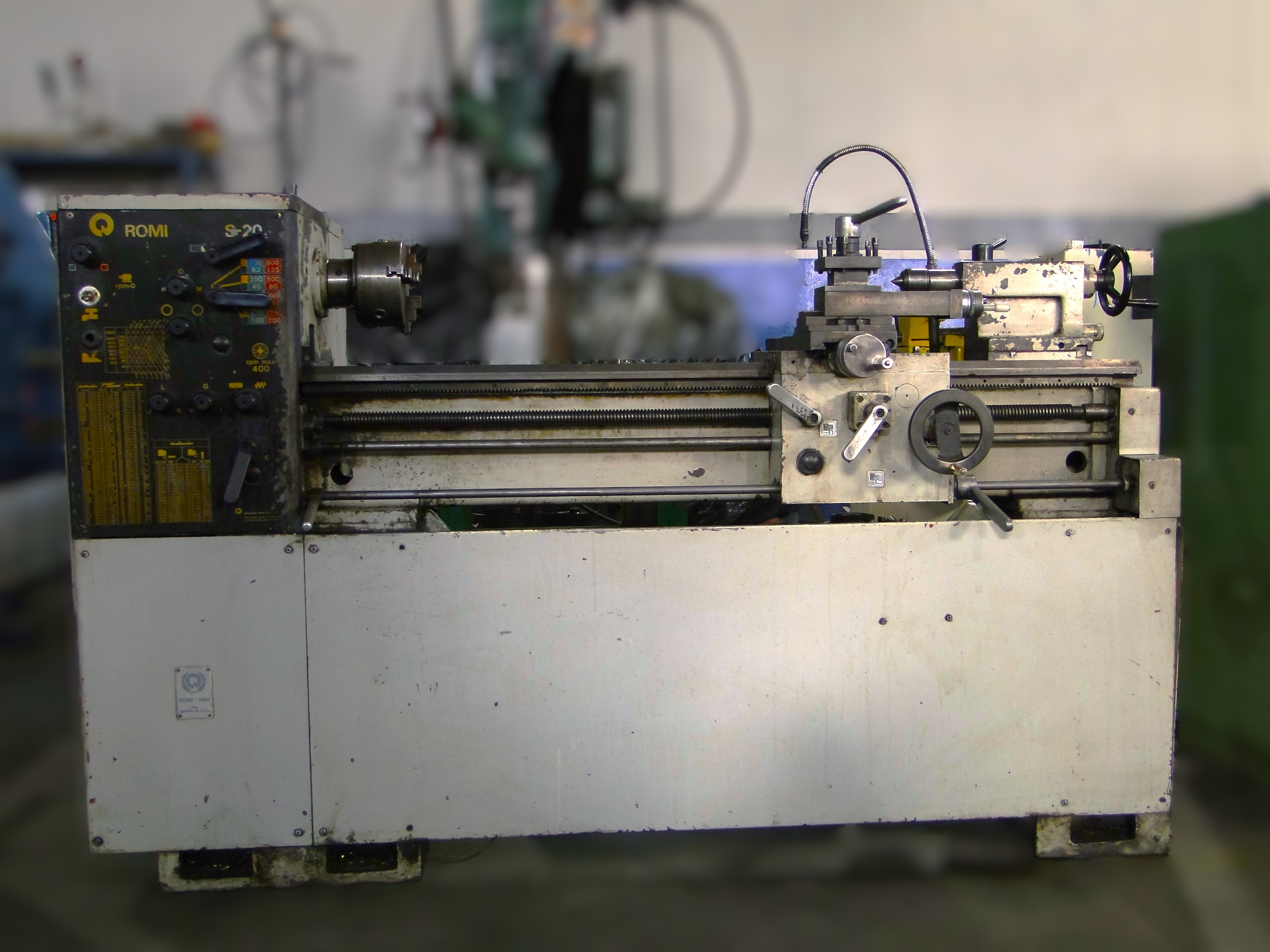 Torno mecânico Romi s-20 - WCM Máquinas | Empresa de Máquinas em Jaboticabal/SP