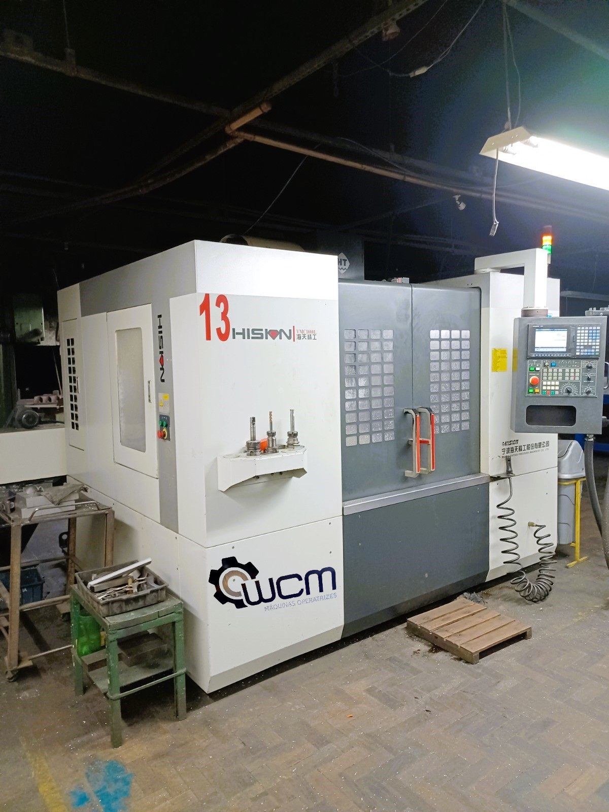 Centro de usinagem Hision  - WCM Máquinas | Empresa de Máquinas em Jaboticabal/SP