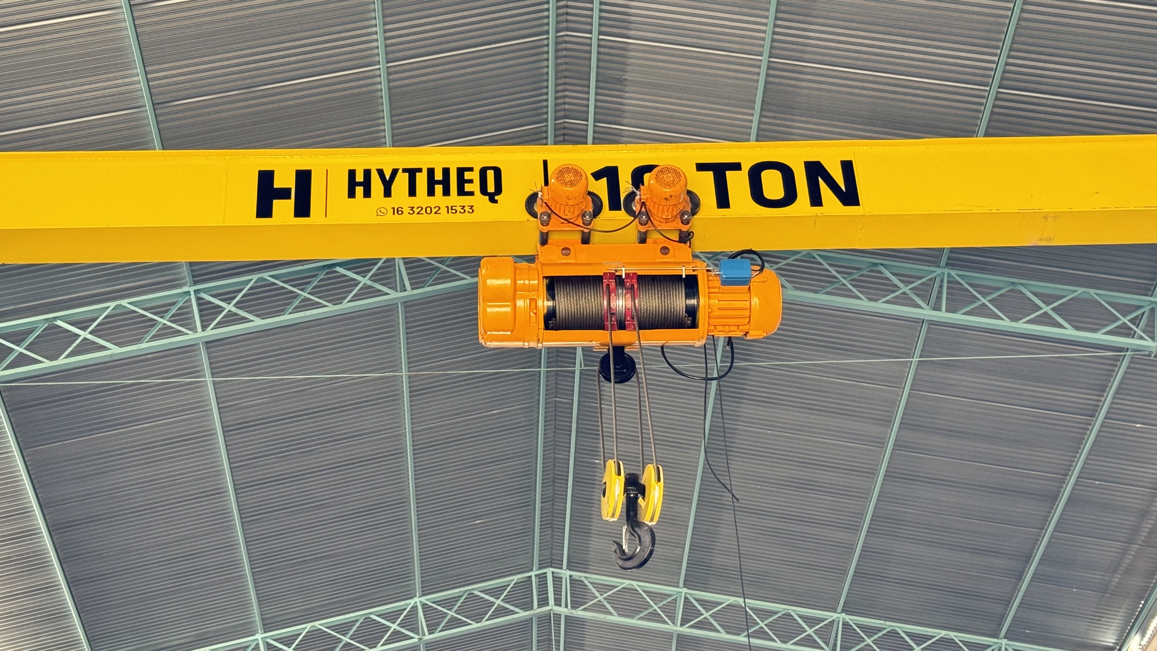 Talha elétrica HYTHEQ 10 Toneladas.