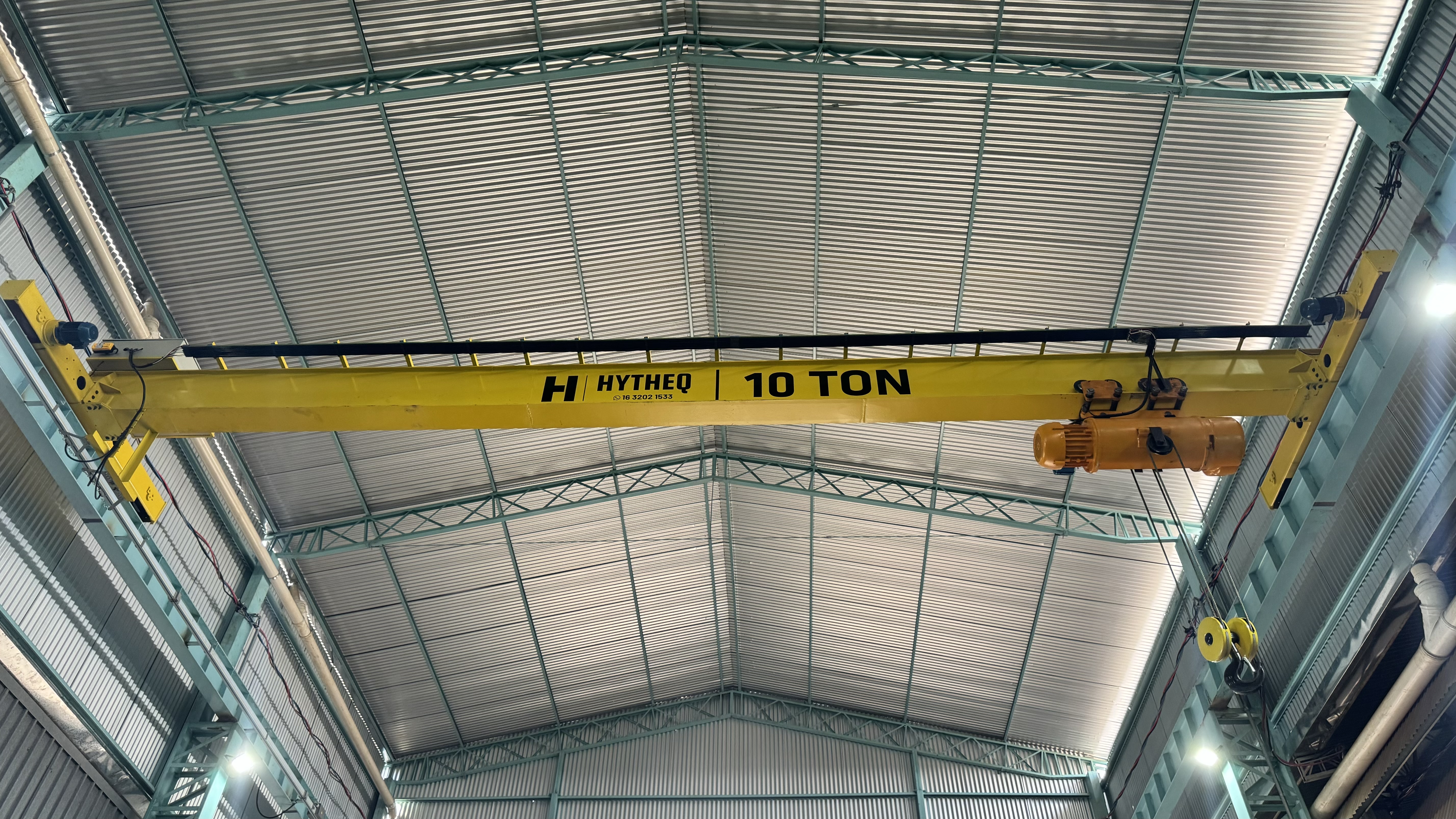 Talha elétrica HYTHEQ 10 Toneladas. - WCM Máquinas | Empresa de Máquinas em Jaboticabal/SP