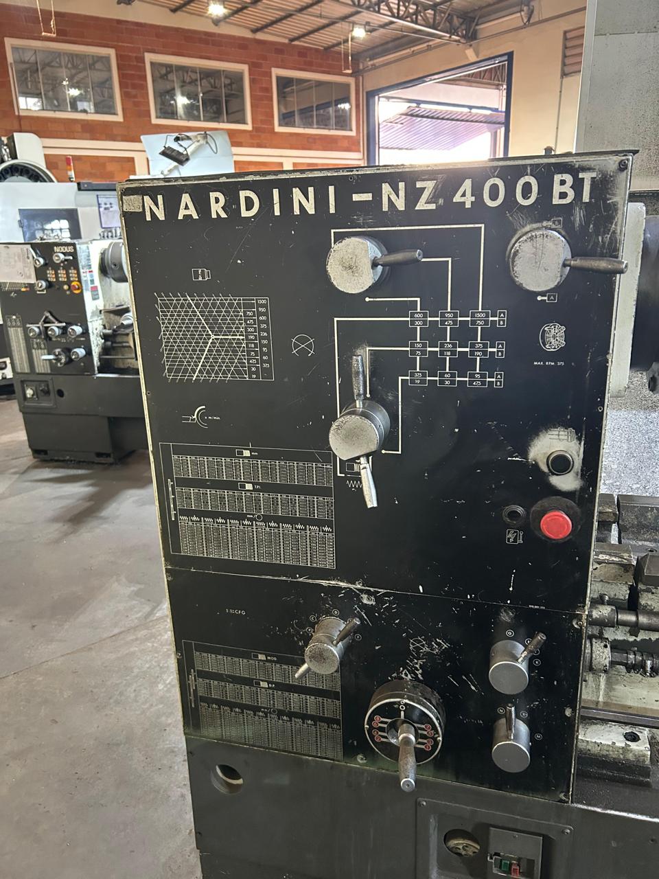 Torno mecânico Nardini modelo NZ 400 BT - WCM Máquinas | Empresa de Máquinas em Jaboticabal/SP