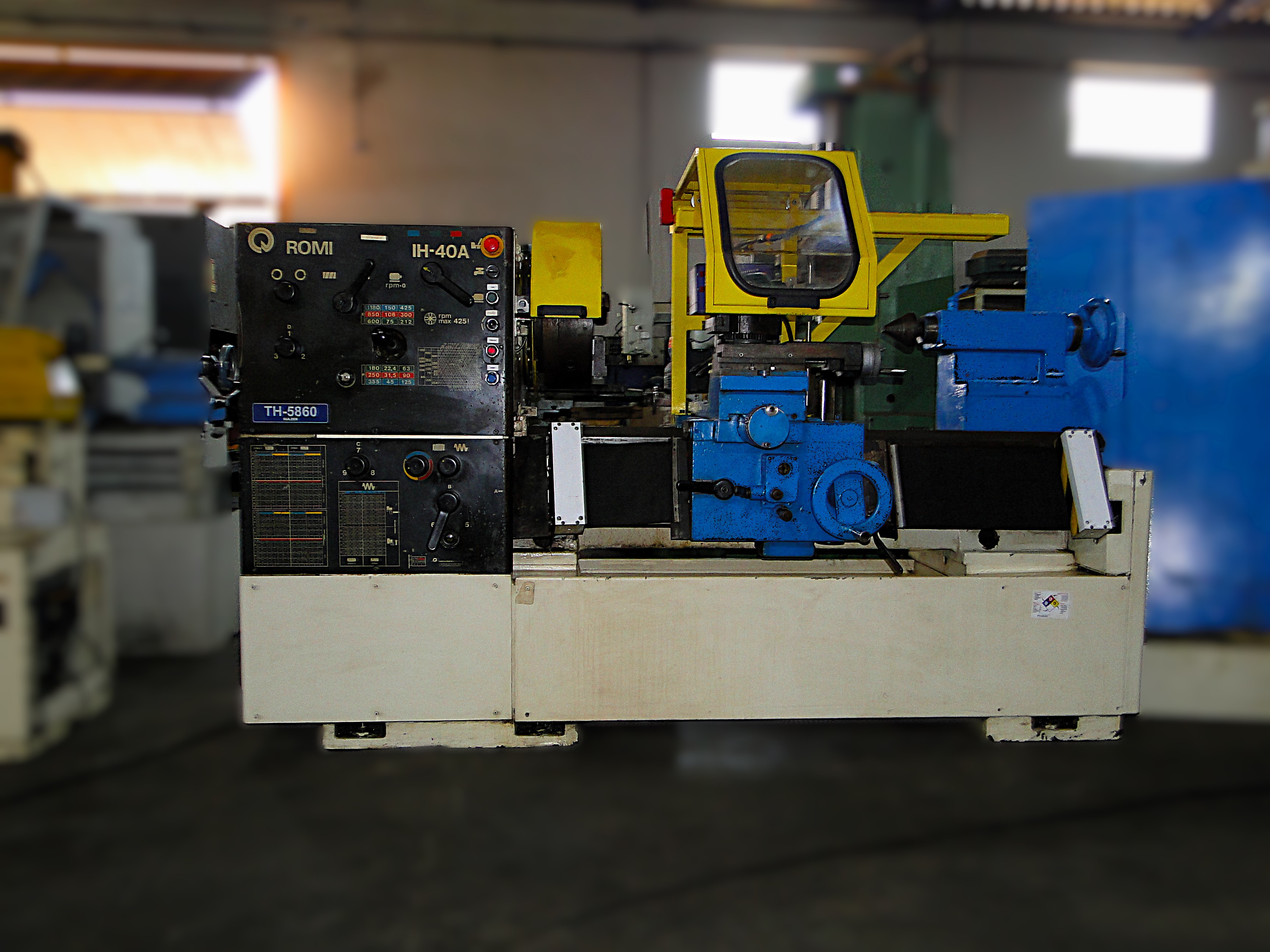 Torno mecânico Romi IH-40 A - WCM Máquinas | Empresa de Máquinas em Jaboticabal/SP
