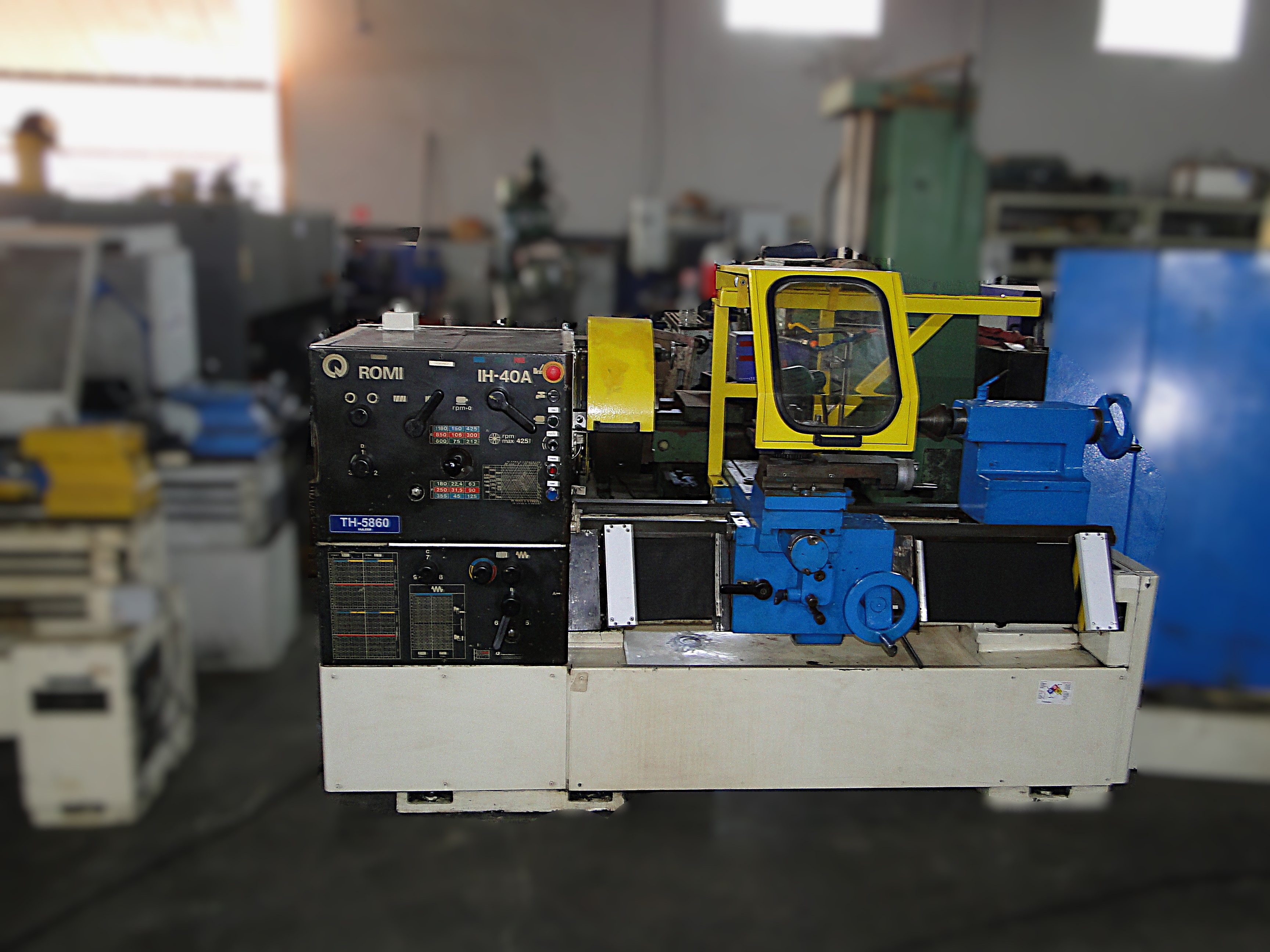 Torno mecânico Romi IH-40 A - WCM Máquinas | Empresa de Máquinas em Jaboticabal/SP