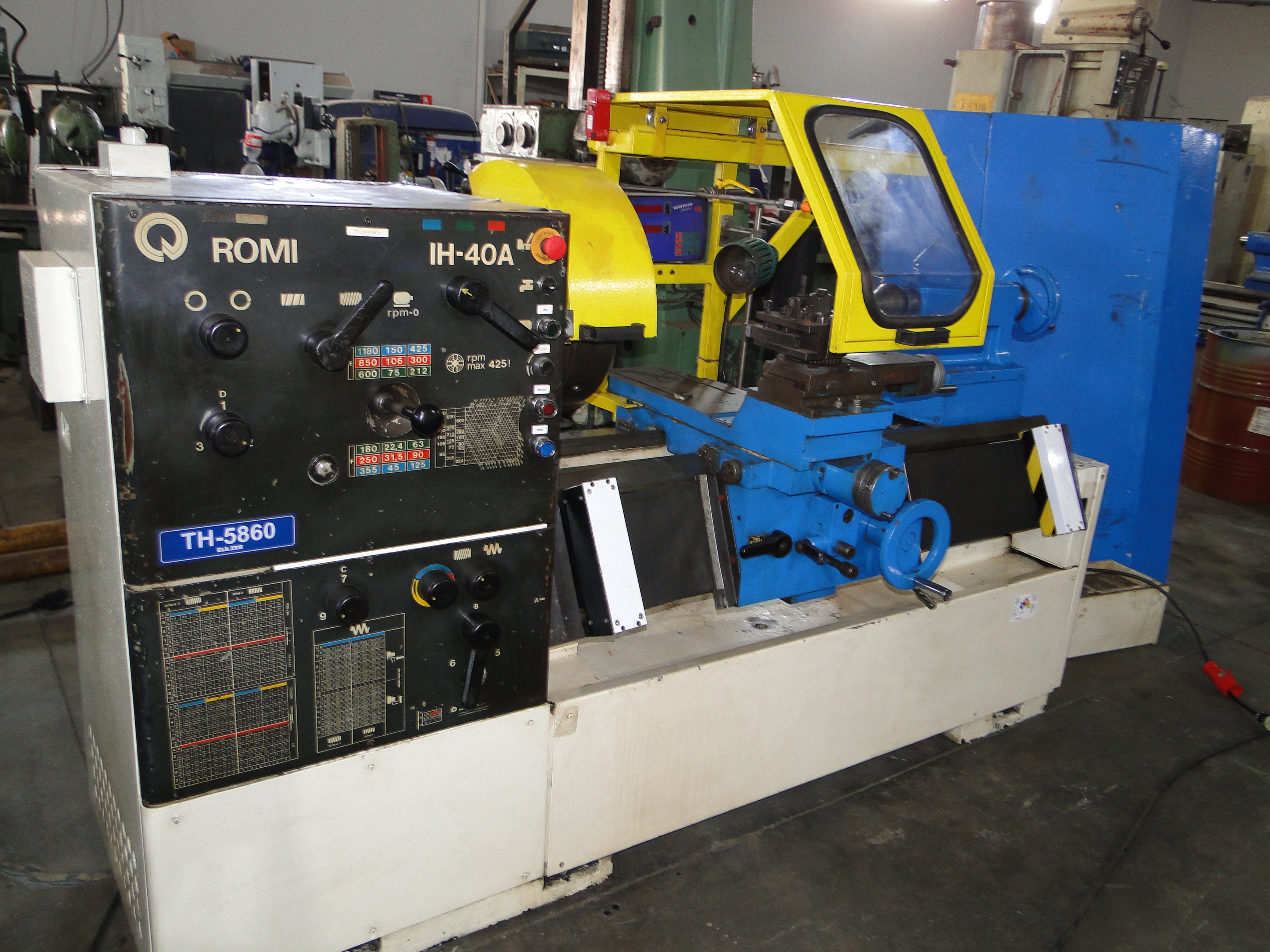 Torno mecânico Romi IH-40 A - WCM Máquinas | Empresa de Máquinas em Jaboticabal/SP