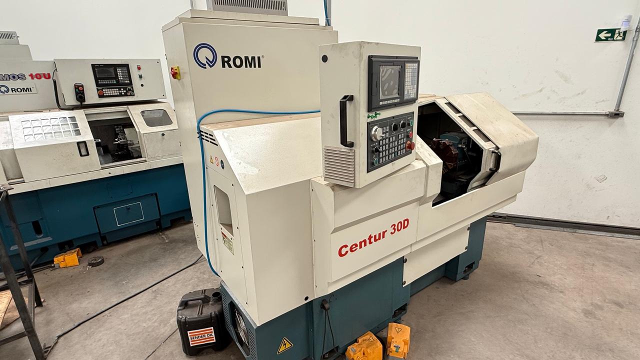 TORNO CNC ROMI CENTUR 30D - WCM Máquinas | Empresa de Máquinas em Jaboticabal/SP